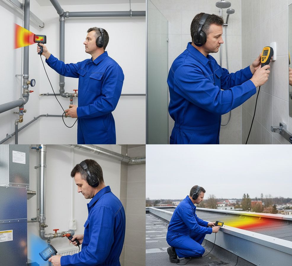 окриване на течове от ВИК  канали  тераси и стопански помещения