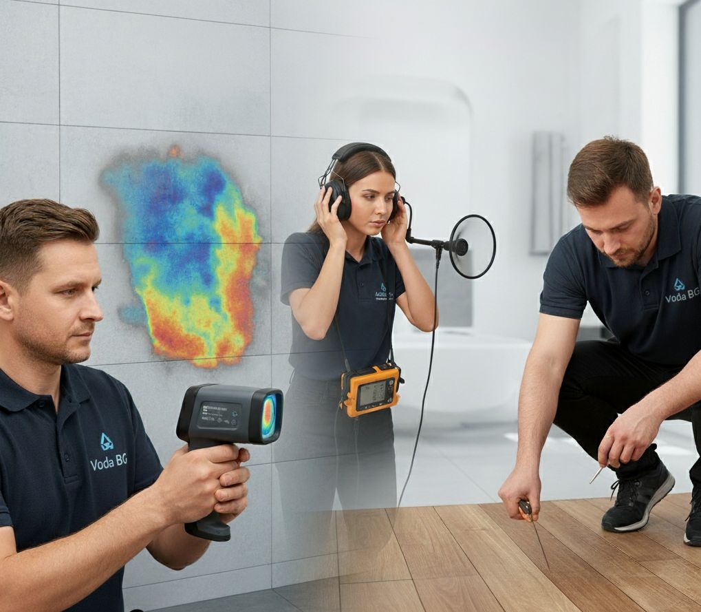 Диагностика на теч между апартаменти без разрушаване